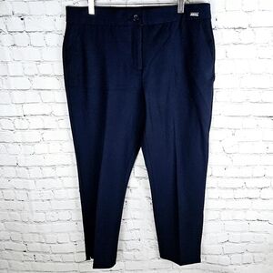 BADGLEY MISCHKA | navy high waist dress business trouser pants